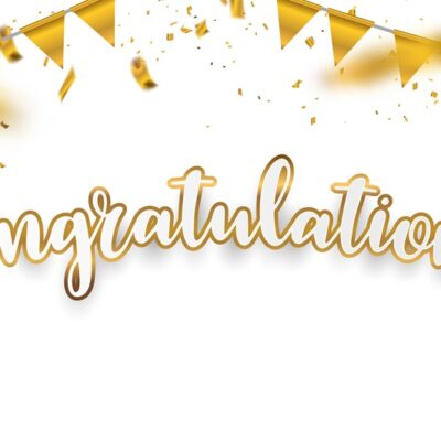 Open Letter of Congratulations and Admiration