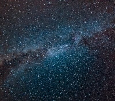 A stunning view of the Milky Way galaxy filling the night sky, showcasing countless stars.