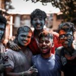 Holi celebration