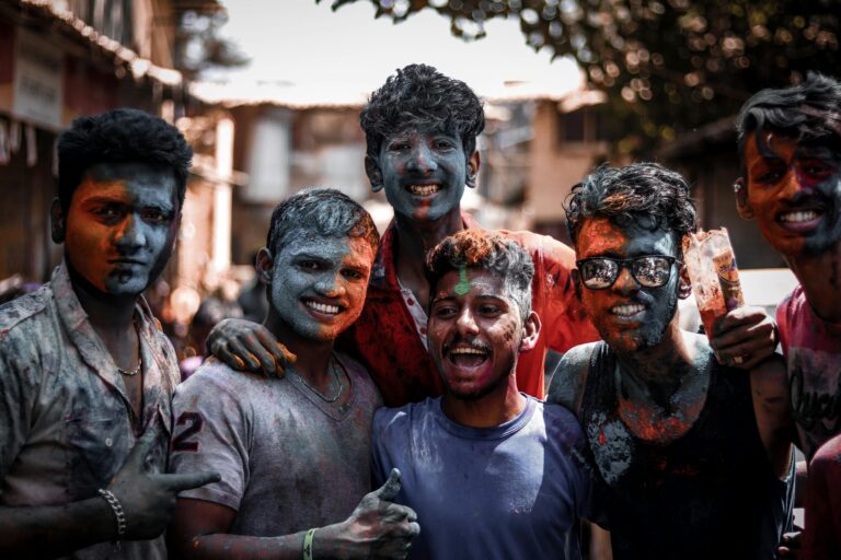 Holi celebration