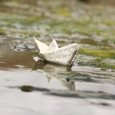 Paper Boat, Monsoon, Rain and puddle